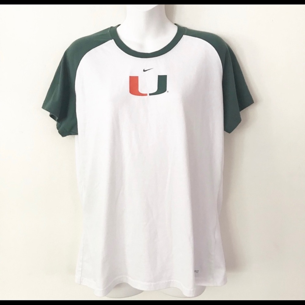 University of Miami NIKE DRIFIT Tshirt